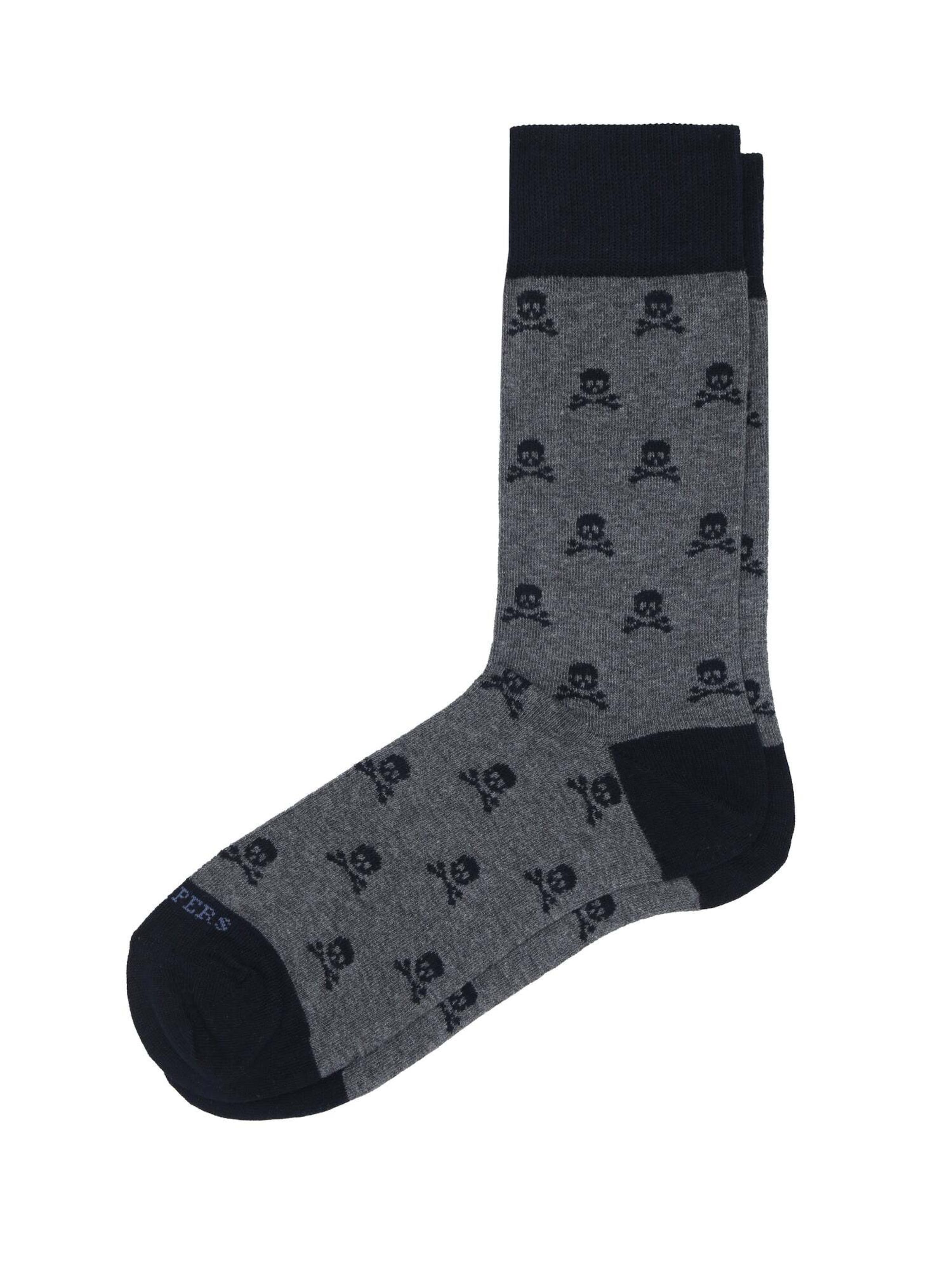 Scalpers Носки 'Nos Skull' в Серый: спереди