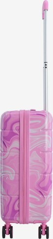 Saxoline Suitcase 'Splash' in Pink