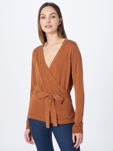 Cardigan minimum en marron : devant