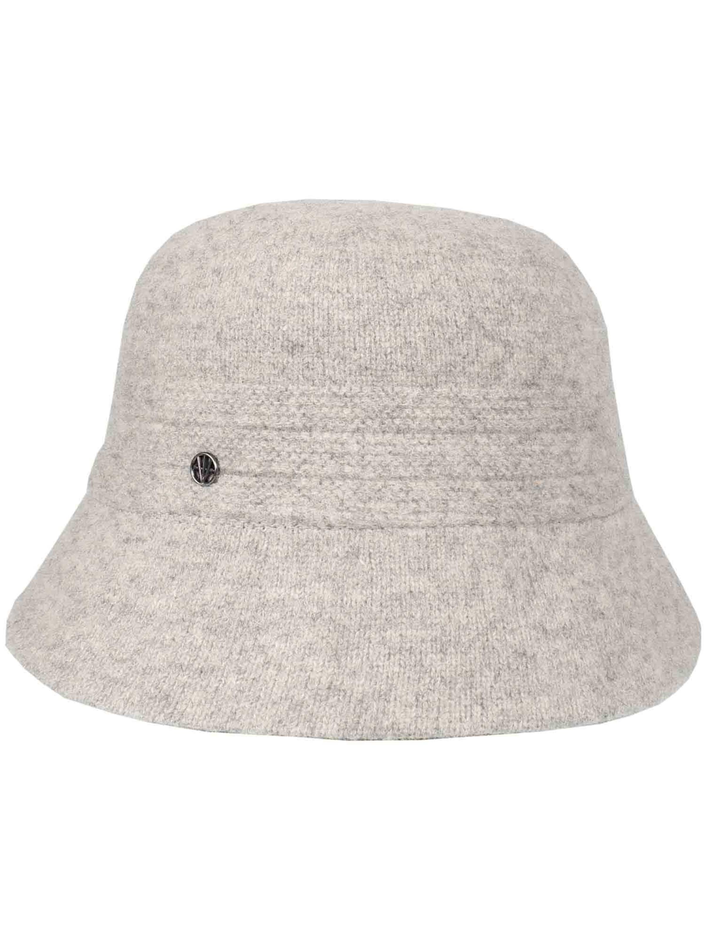 LOEVENICH Hut in Grau: Vorderseite