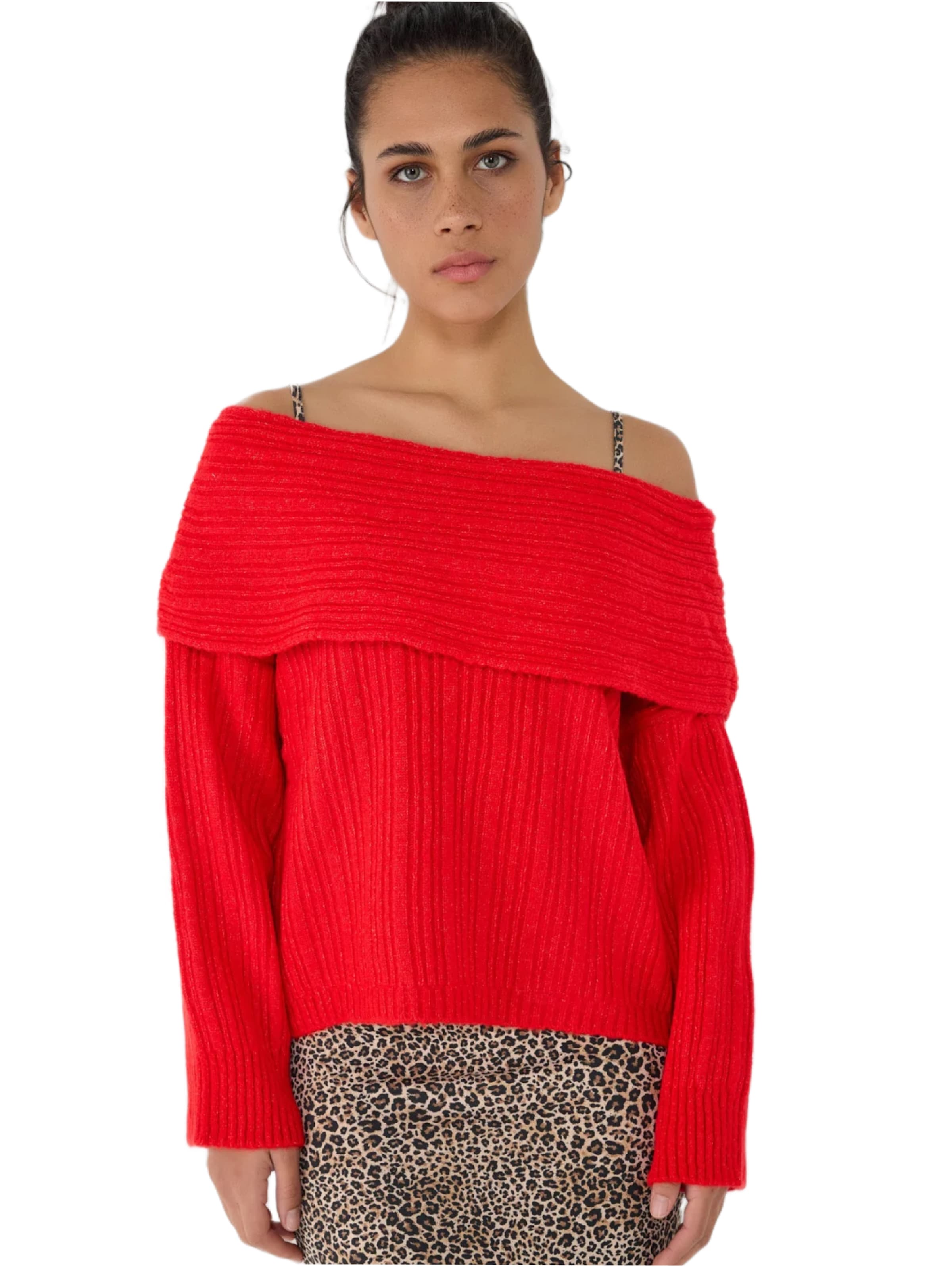 No Matter What Pullover in Rot: Vorderseite