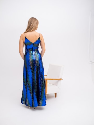GRAZIA STORE Abendkleid 'Zelma'‌‌‌ in Blau