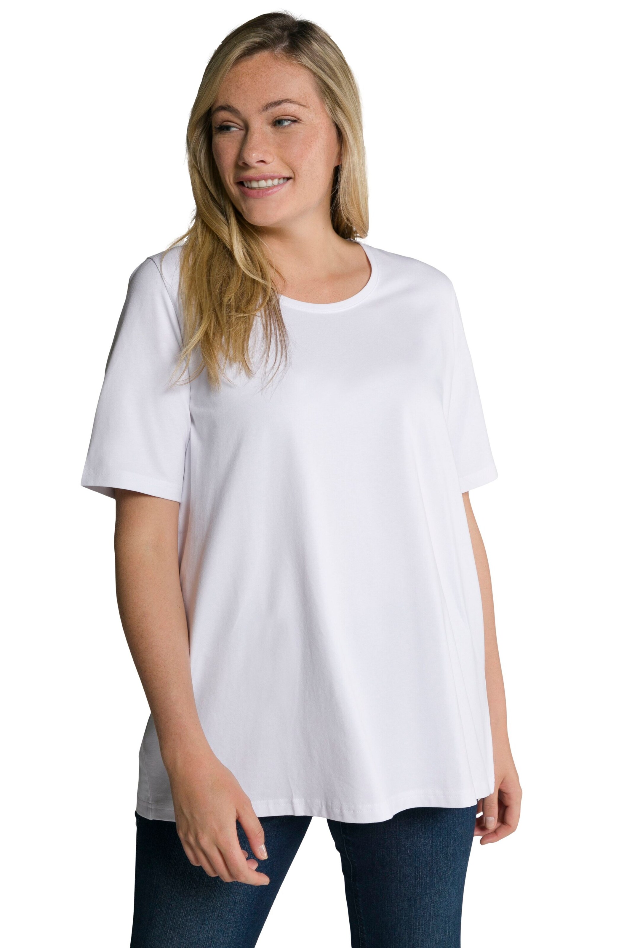 Ulla Popken Shirt in White: front