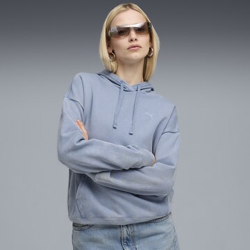 PUMA Sweatshirt 'Essentials' in Blauw: voorkant