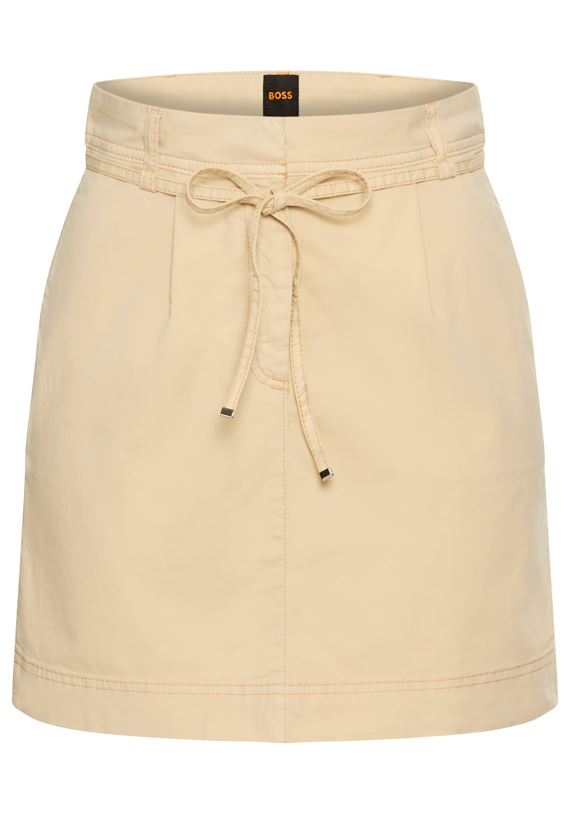BOSS Rok in Beige: voorkant