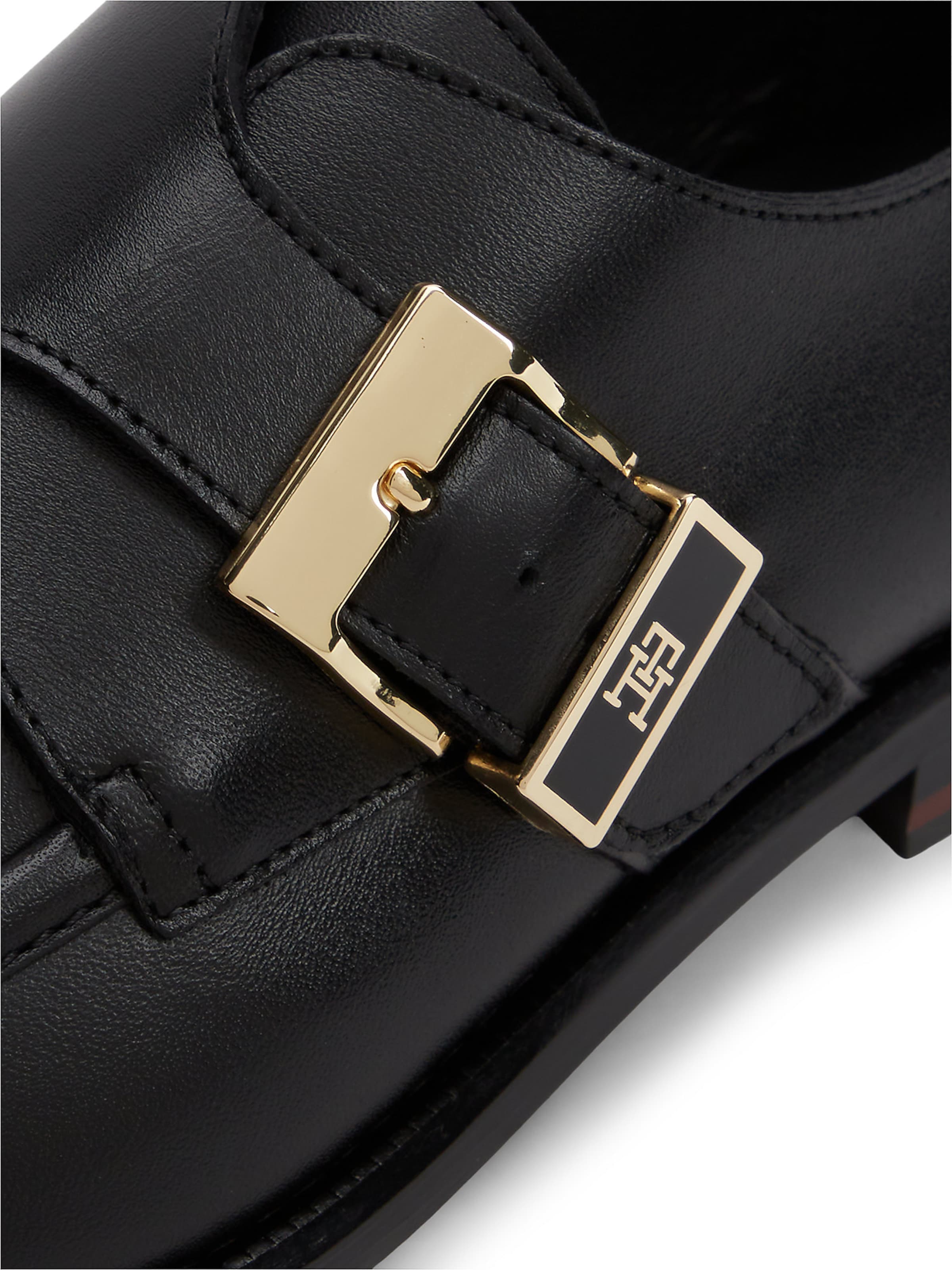 TOMMY HILFIGER Schnürschuh 'New York' in Schwarz
