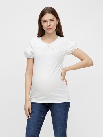 MAMALICIOUS - Camiseta 'Agatha' en blanco: frente