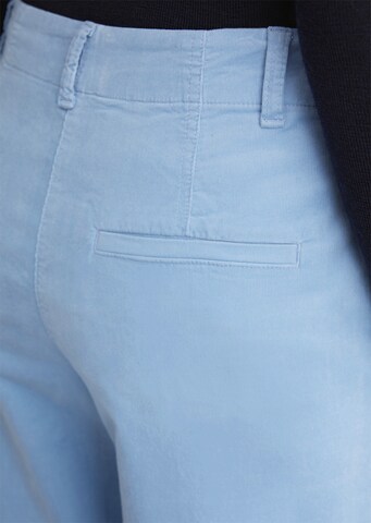 Marc O'Polo Wide leg Broek 'Lande' in Blauw