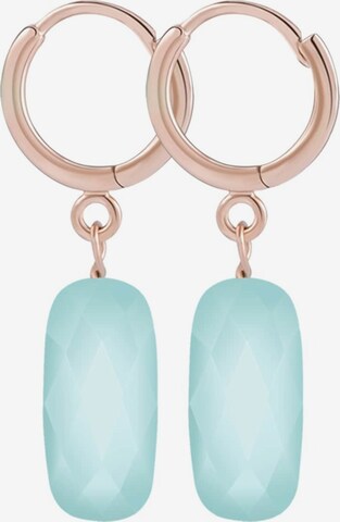 Victoria Hyde Oorbellen 'Stone Jade' in Blauw: voorkant