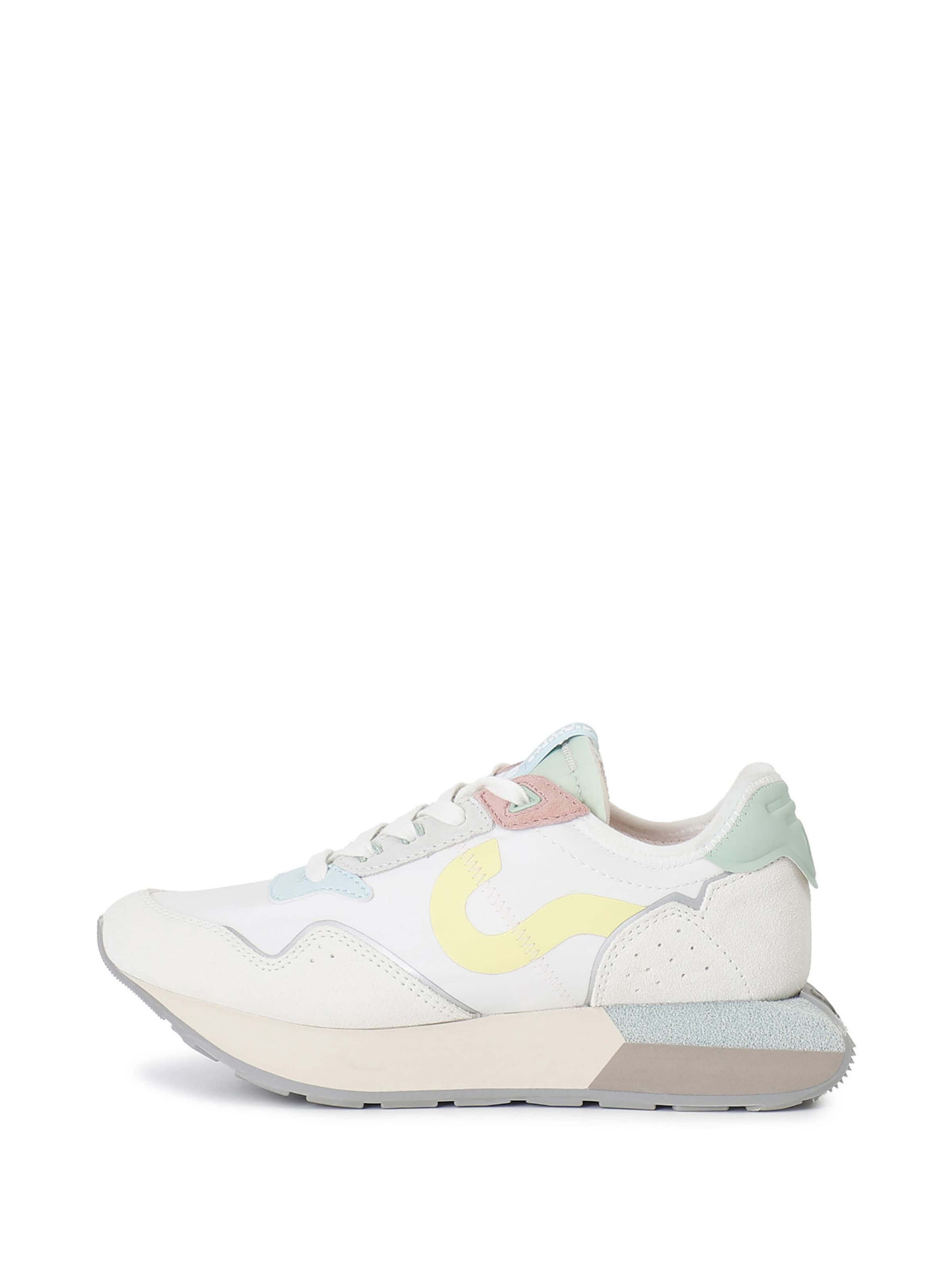 Sneaker bassa di CAFè NOIR in bianco: frontale