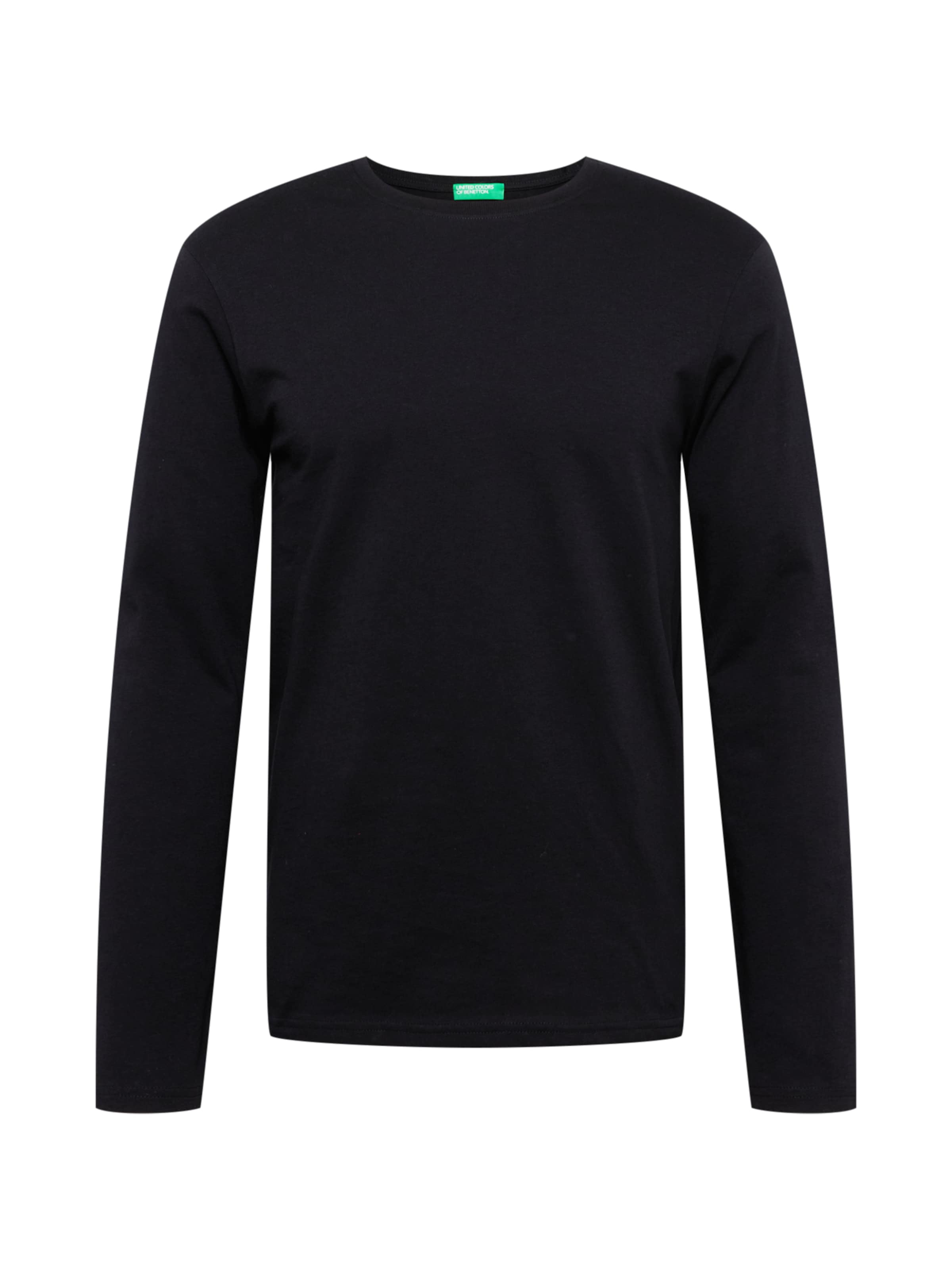 UNITED COLORS OF BENETTON Shirt in Schwarz: Vorderseite