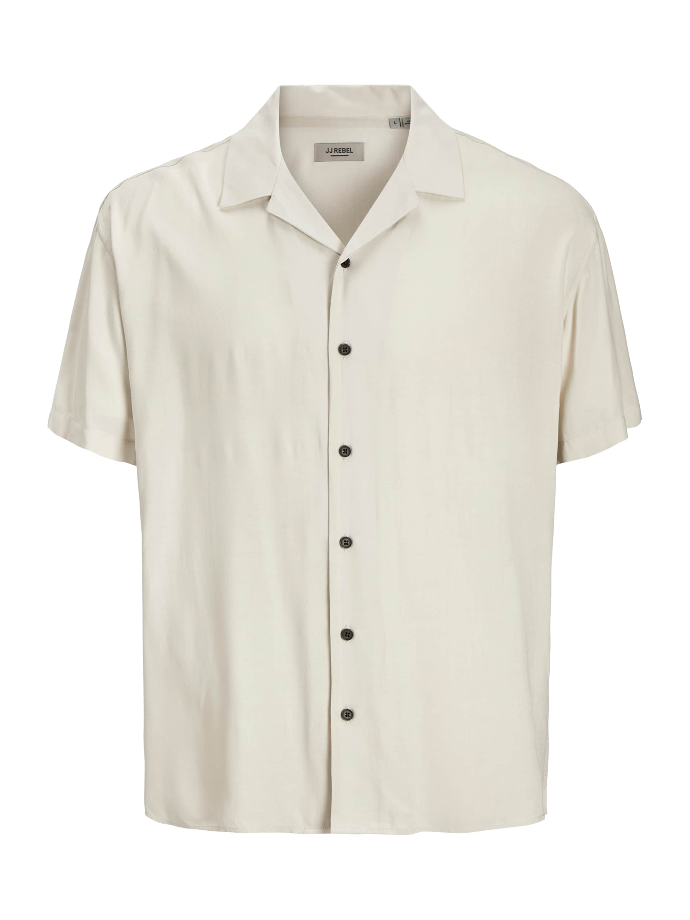 JJ Rebel Comfort Fit Риза 'JREBWATER' в бежово: отпред