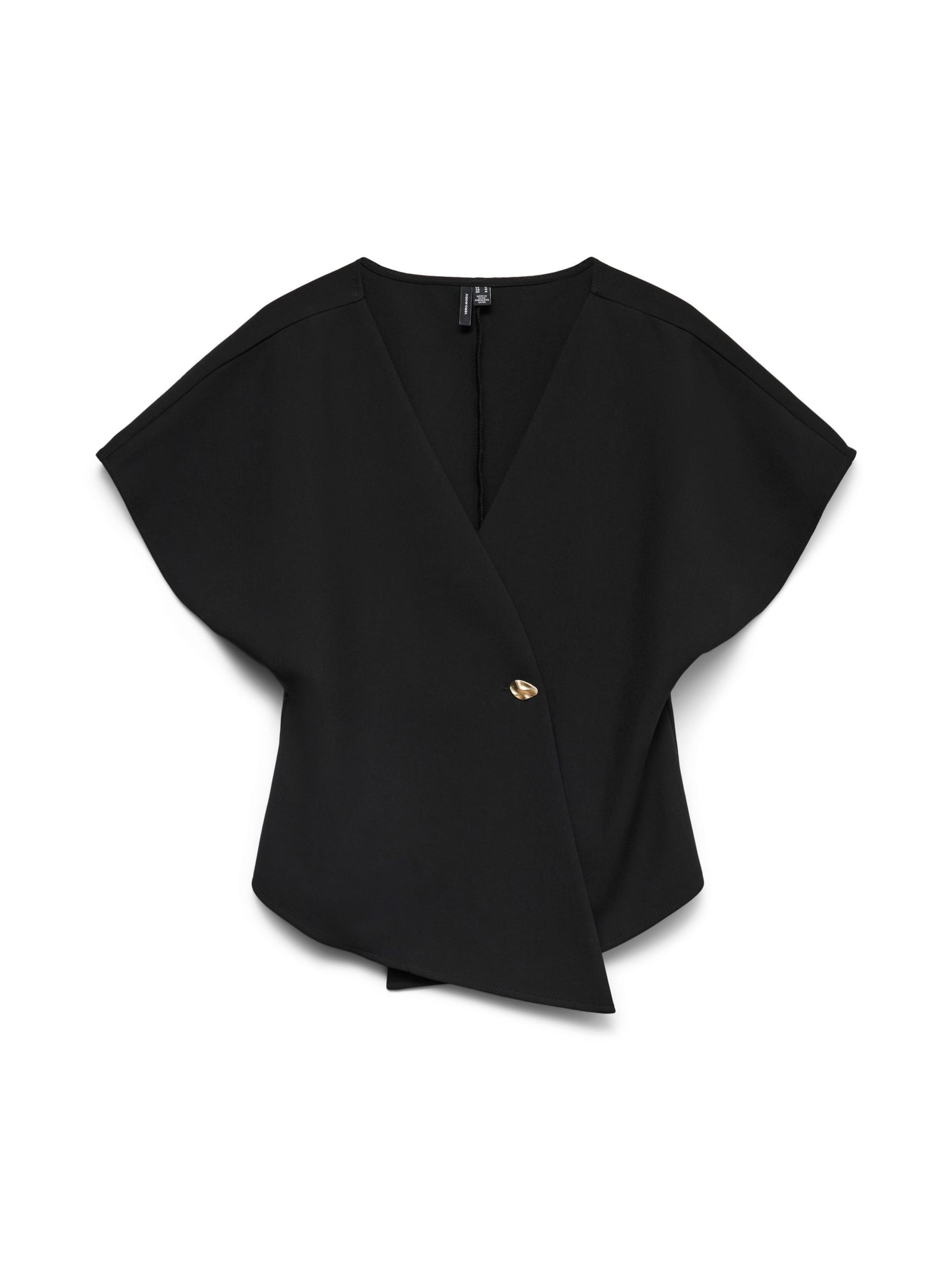 Vero Moda Curve Blouse 'VMSmilla' in Black: front