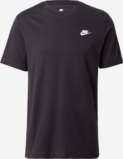 Nike Sportswear Majica 'Club' u crna / bijela, Pregled proizvoda