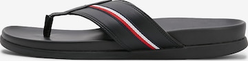 TOMMY HILFIGER Teenslippers in Zwart: voorkant