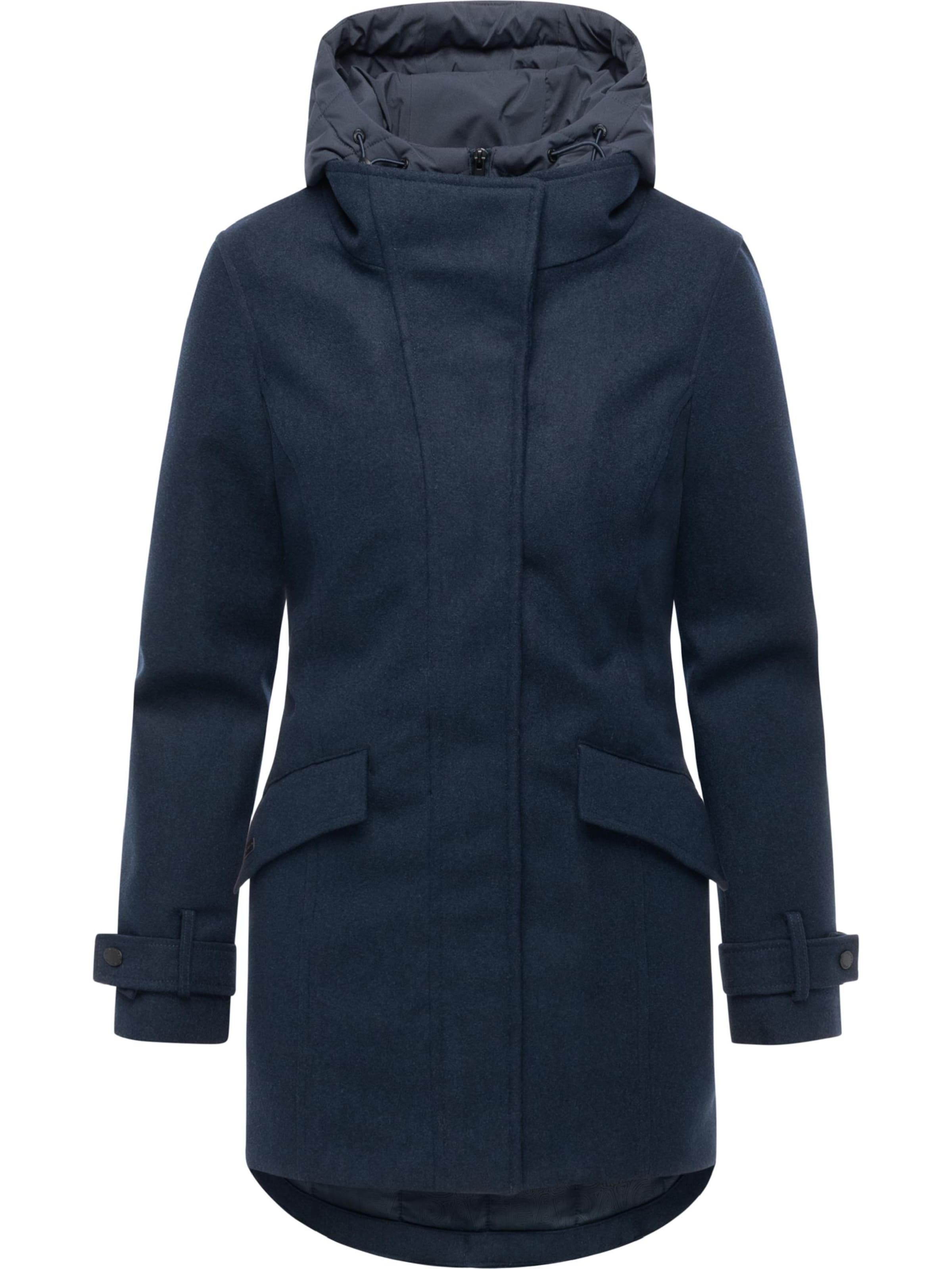 mėlyna Ragwear Striukė-paltas 'Petuja Felt Youmodo': priekis