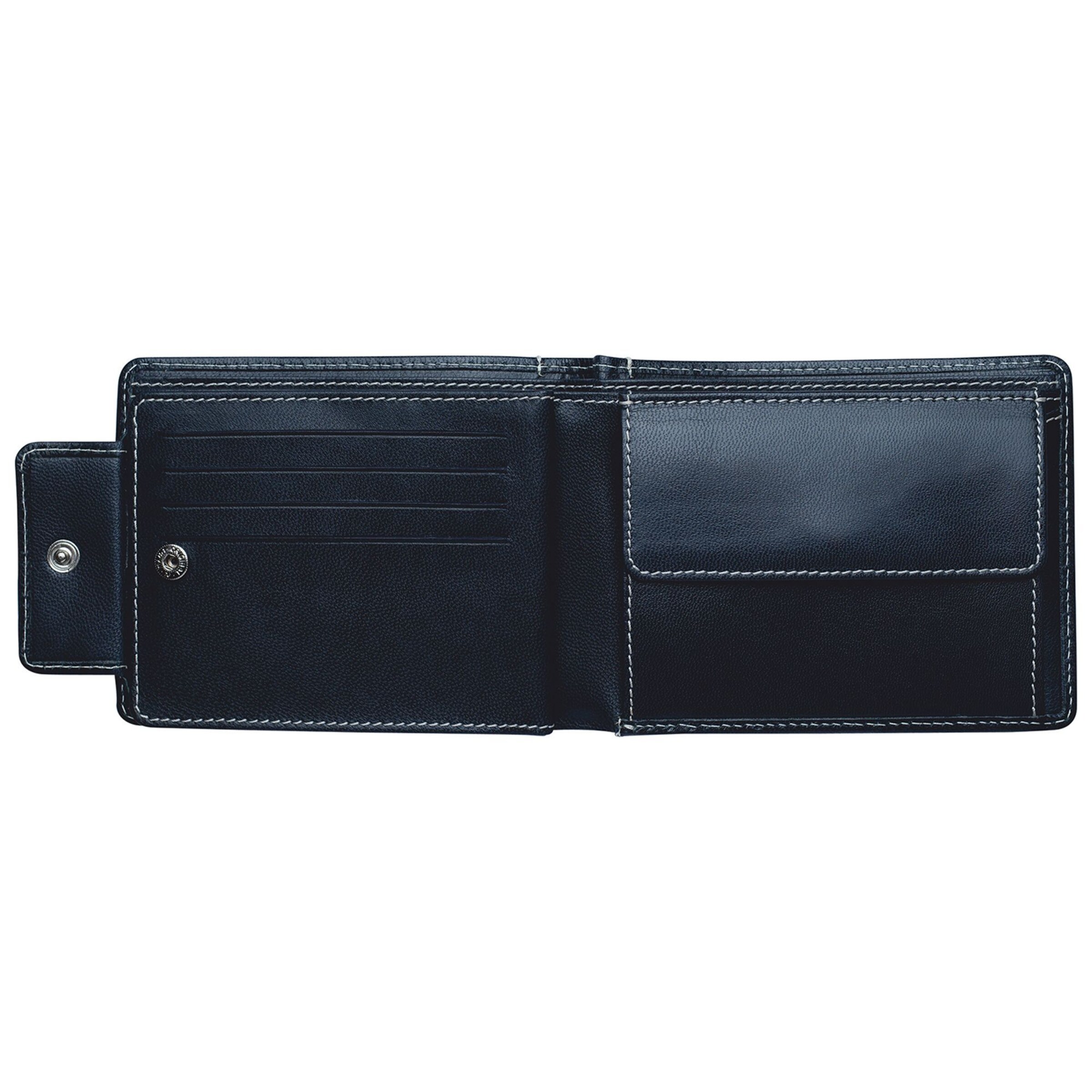 GOLDEN HEAD Wallet 'Bari' in Blue