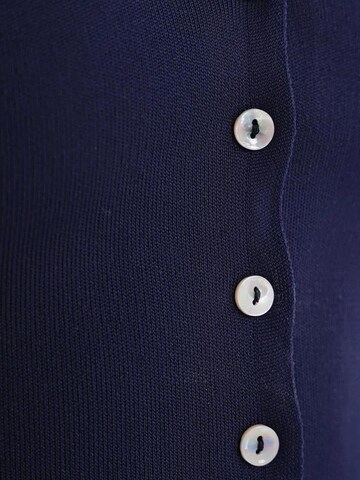 MixRay Gebreide bodywarmer in Blauw