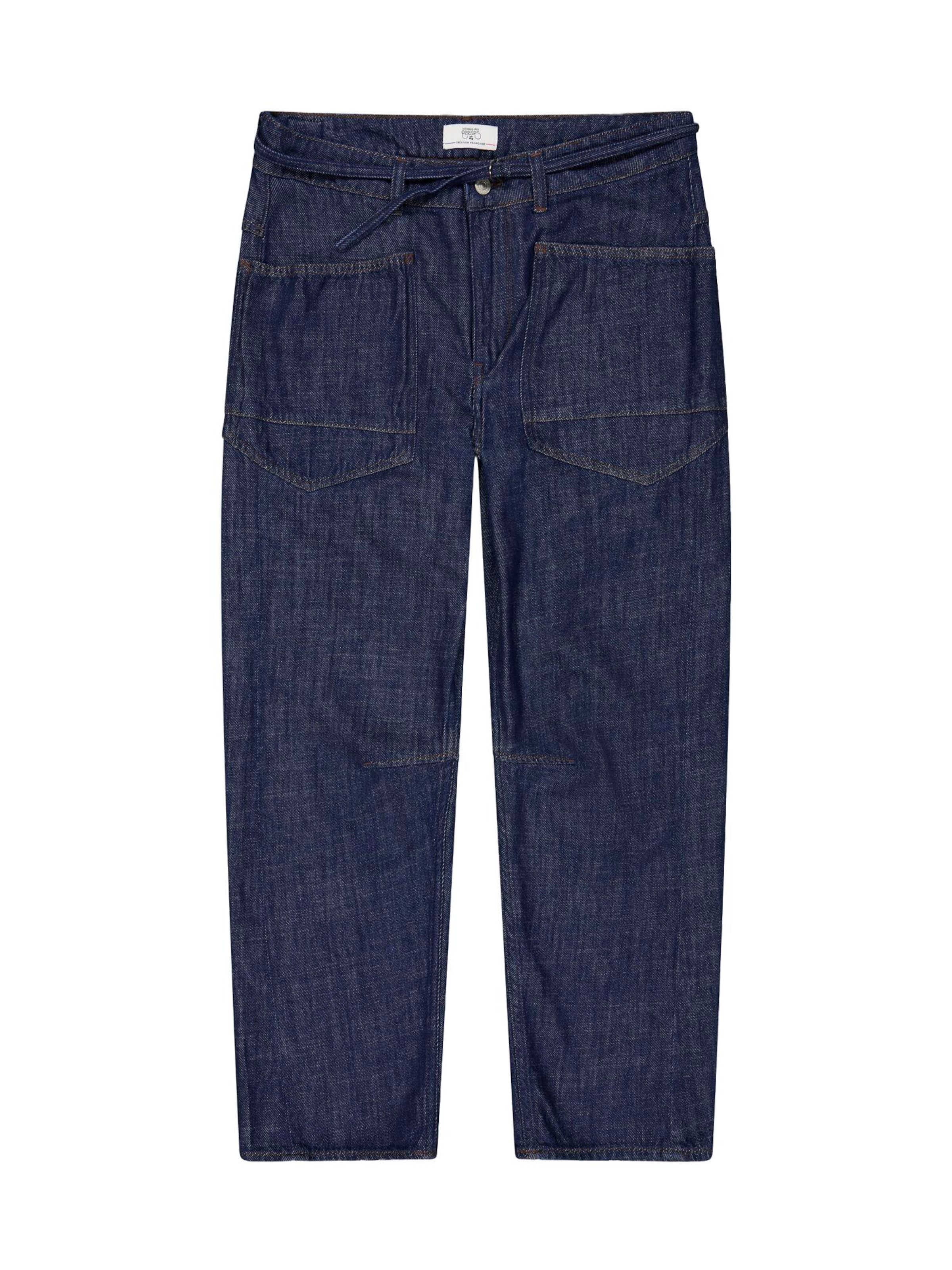 Effilé Jean Le Temps Des Cerises en bleu : devant