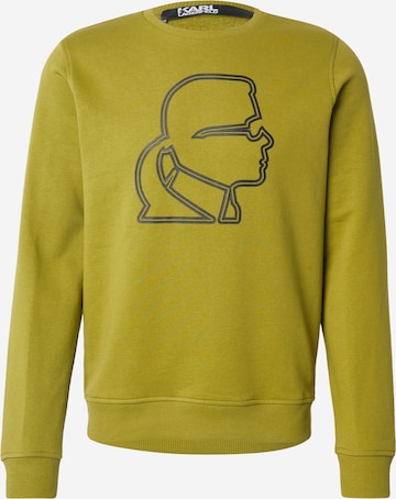 Karl Lagerfeld Свитшот в Зеленый: спереди