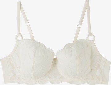 INTIMISSIMI Balconette Bra 'SOFIA' in White: front