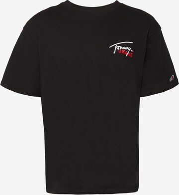 Tommy Jeans T-shirt i svart: framsida