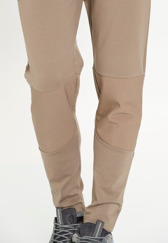 Virtus Regular Workout Pants 'Bisosco' in Beige