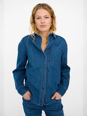 Ivy Copenhagen Blouse 'Malika' in Blauw: voorkant