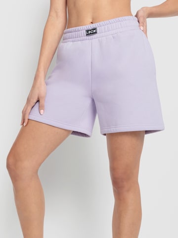 Regular Pantalon LSCN by LASCANA en violet : devant