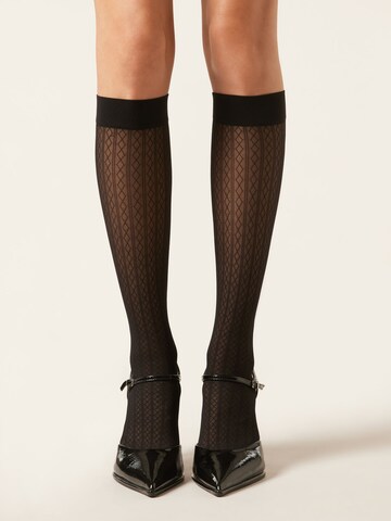 CALZEDONIA Socks in Black