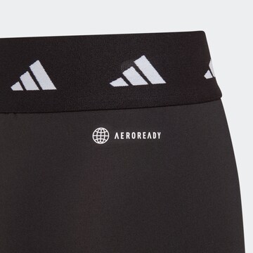 ADIDAS SPORTSWEAR Skinny Παντελόνι φόρμας 'Aeroready Techfit' σε μαύρο