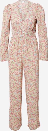 Monki Jumpsuit 'Tinnie' in hellblau / hellgrün / pink / pastellpink, Produktansicht