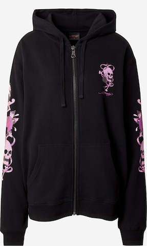 Ed Hardy Tričko 'KILLS SLOWLY' – černá: přední strana