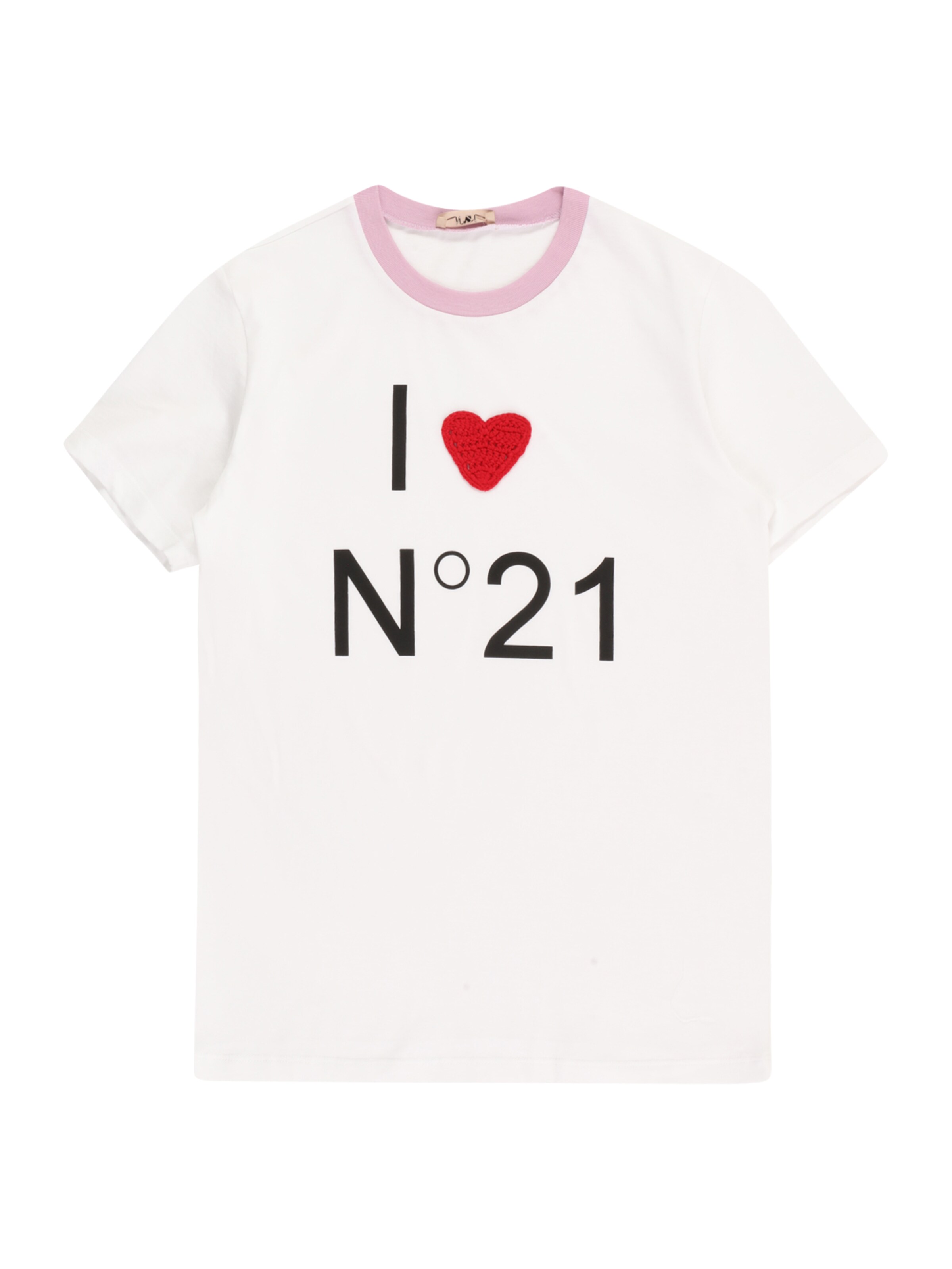 N°21 - Camiseta en blanco: frente