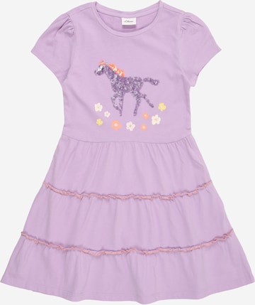 s.Oliver Sukienka w kolorze fioletowy: przód