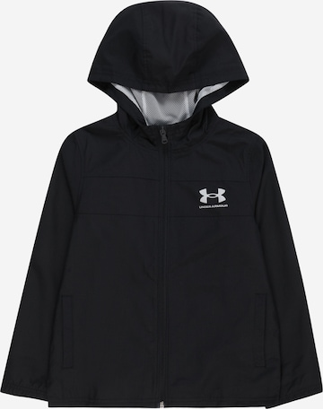 UNDER ARMOUR Športová bunda - Čierna: predná strana