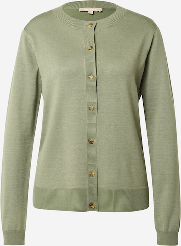 Soft Rebels Knit Cardigan 'Marla' in Green: front