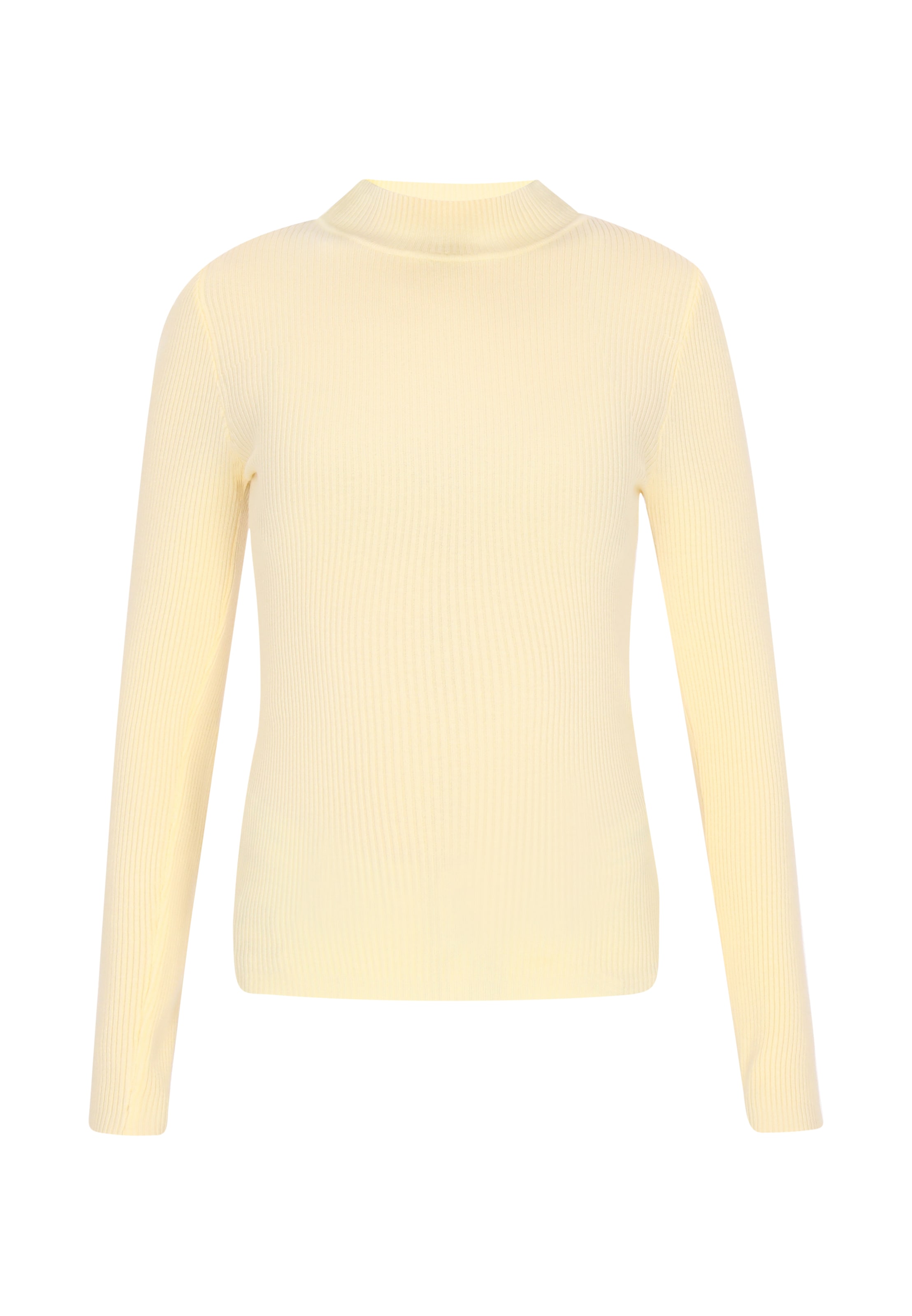 MYMO Pullover 'Comfy' in Gelb: Vorderseite