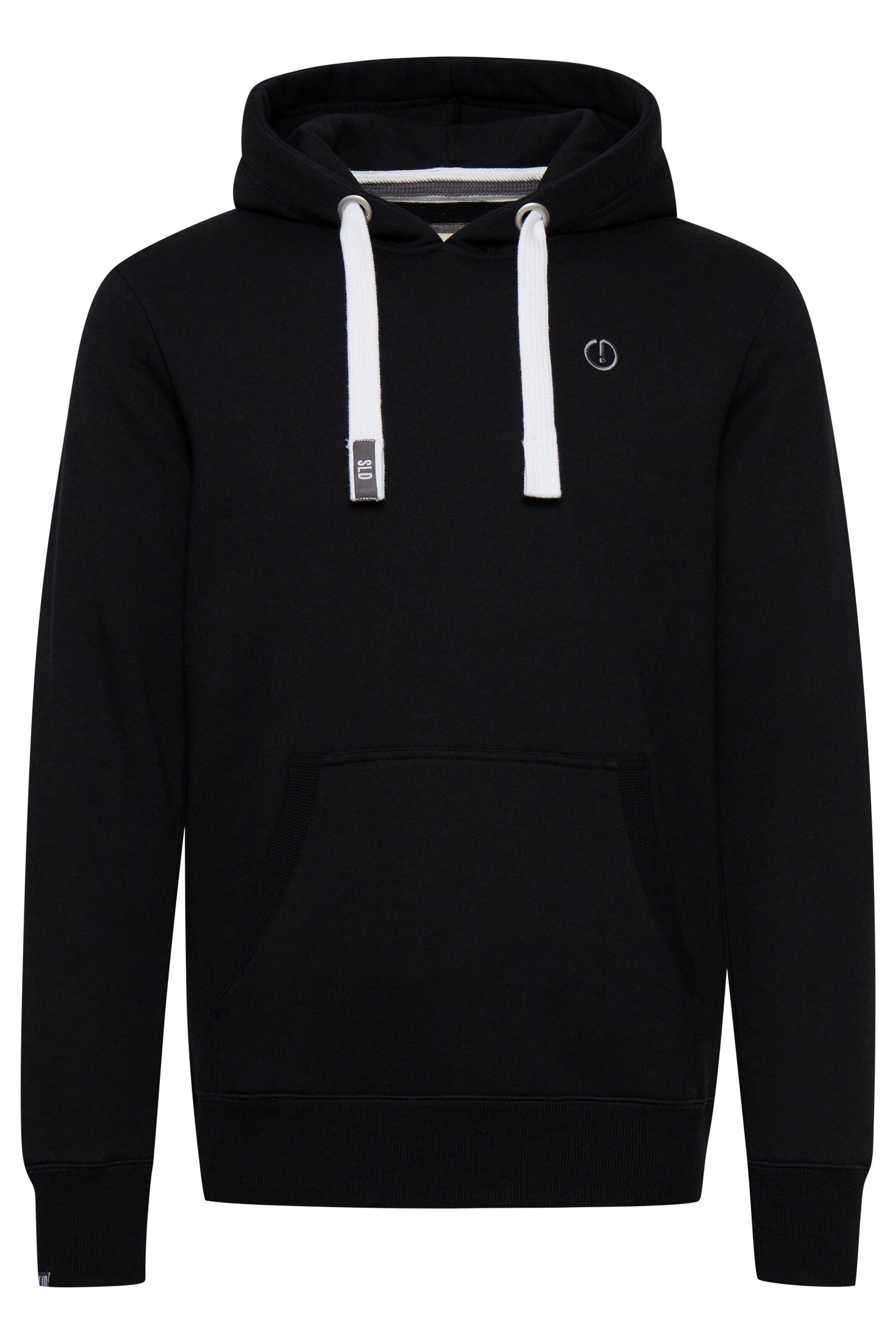 Sweat-shirt 'BennHood' !Solid en noir : devant