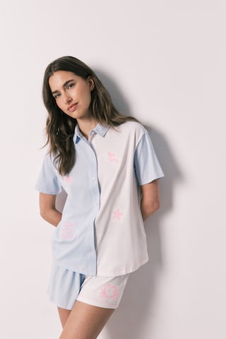 Women' Secret Shorty in Blau: Vorderseite