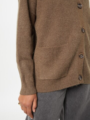 VILA Knit Cardigan in Brown