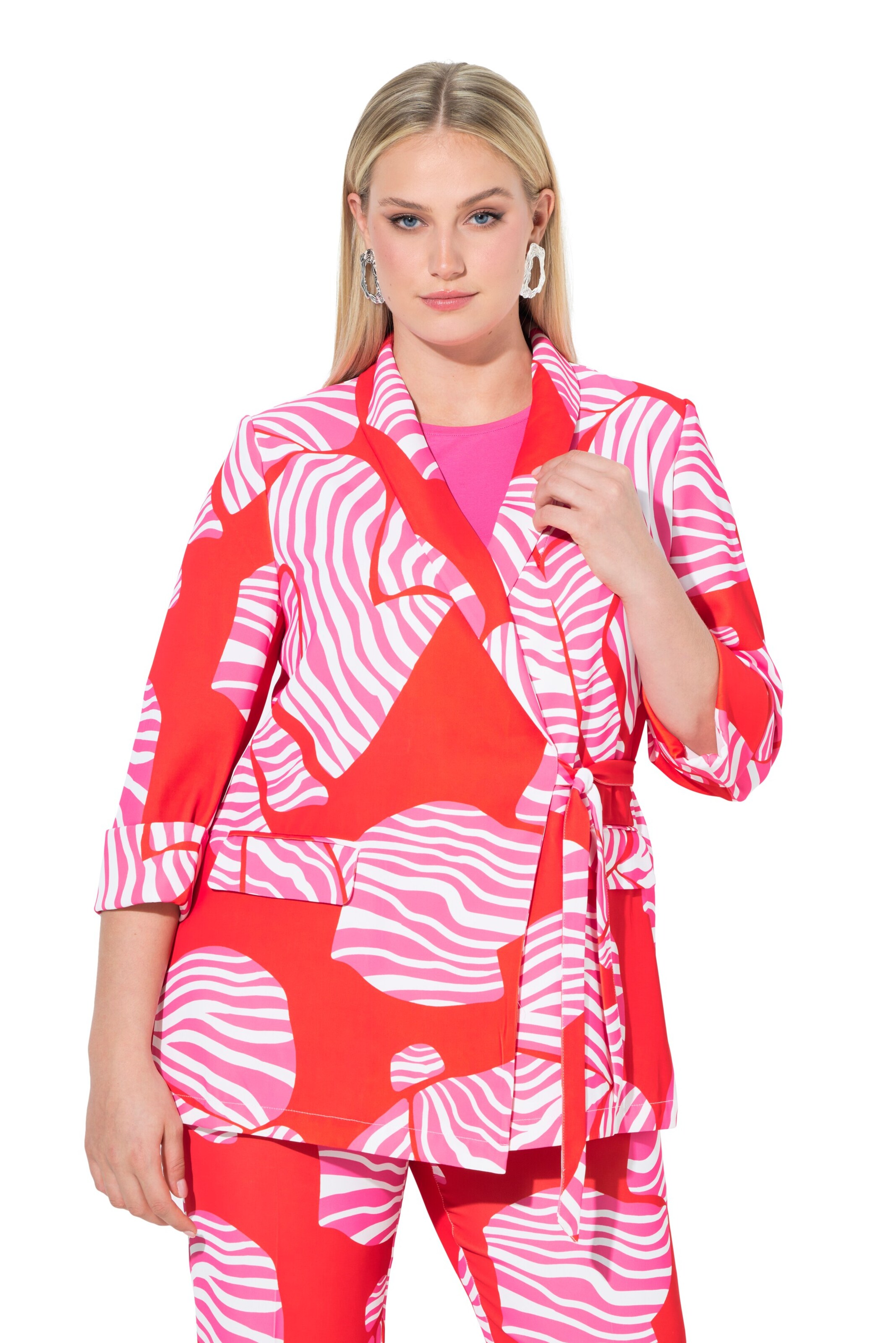 Ulla Popken Blazer in Red: front