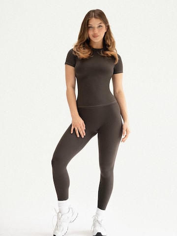 Antheia Skinny Leggings 'Leggings Espresso' in Bruin