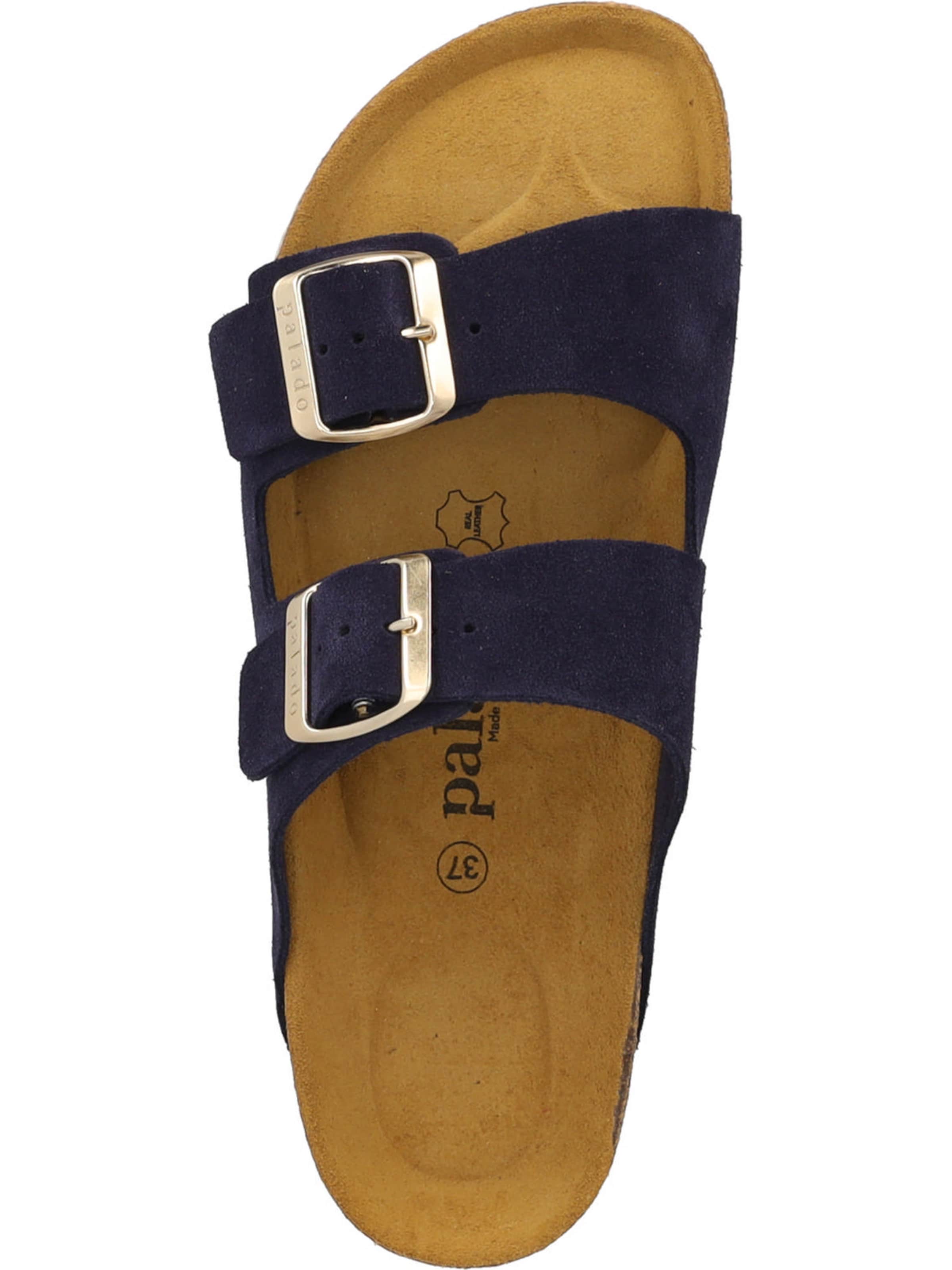 Palado Pantolette 'Palado Korfu Suede Premium Leather'‌‌ in Blau