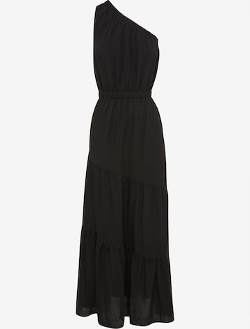 Tussah Dress 'INDY' in Black: front