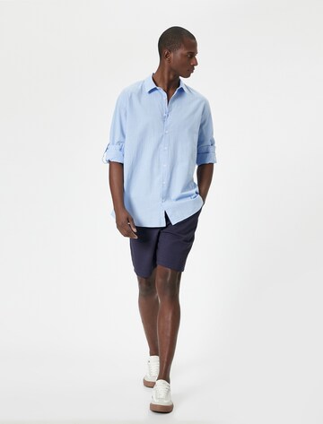 Koton Regular fit Button Up Shirt in Blue