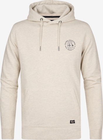 Petrol Industries Sweatshirt in Beige: front
