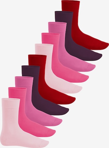 footstar Socks 'EVERYDAY!' in Pink: front
