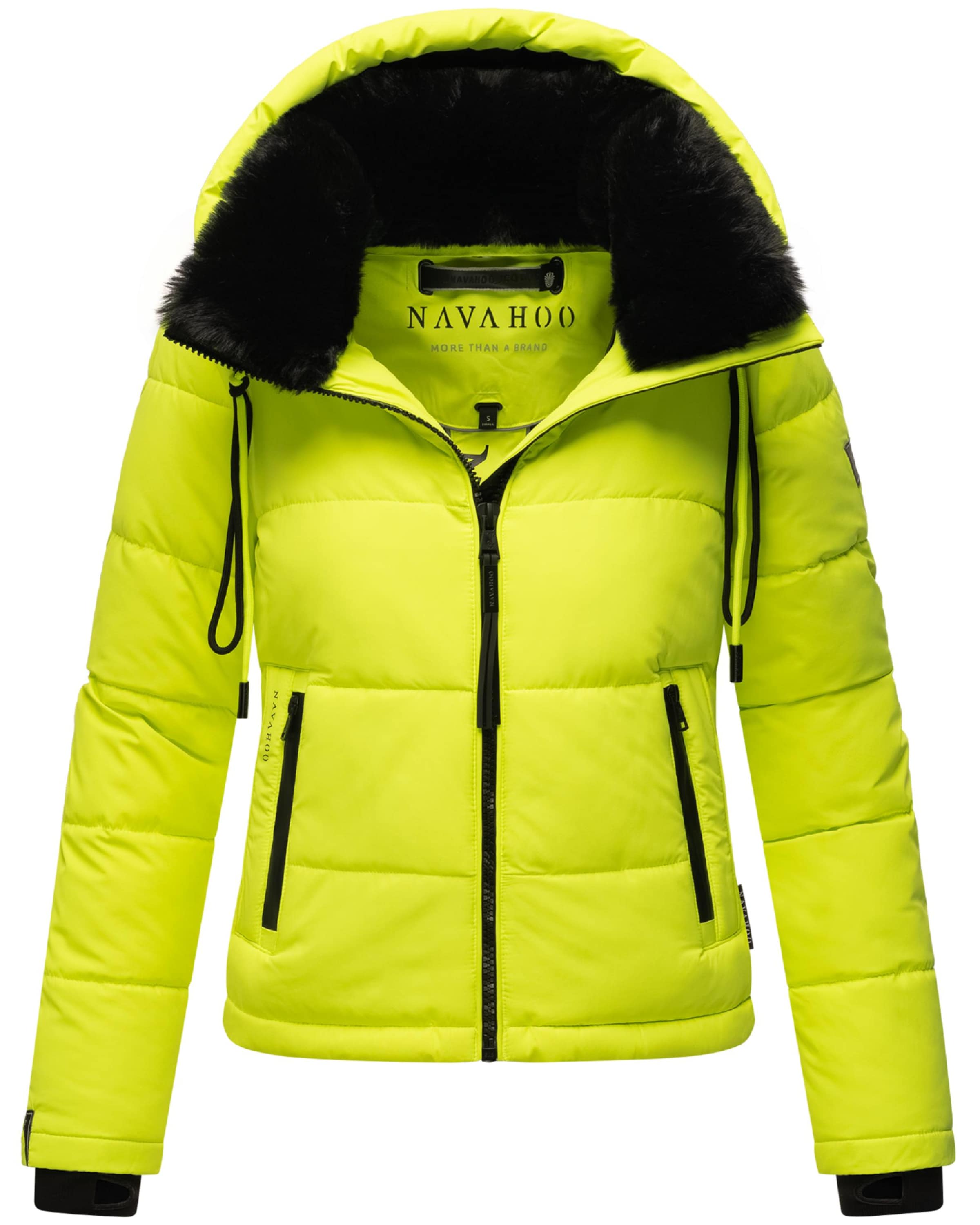 NAVAHOO Jacke 'Mit Liebe XIV' in Grün: Vorderseite