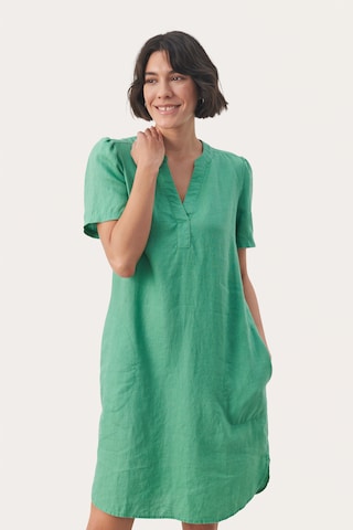 Part Two Dress 'Aminase' in Green: front